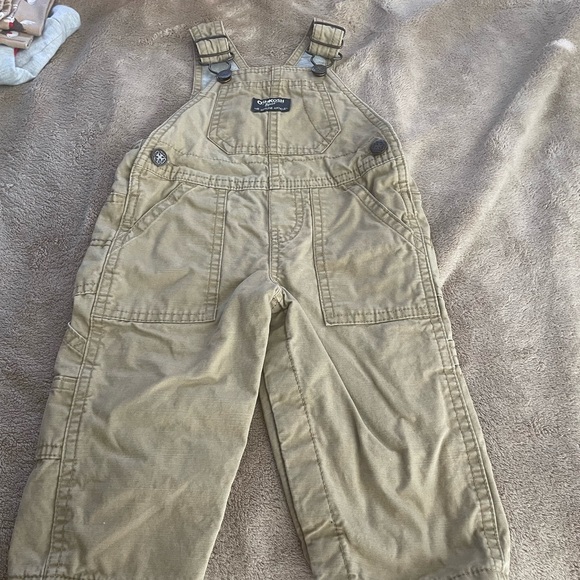 Boys size 9 months khaki overalls - Picture 2 of 7